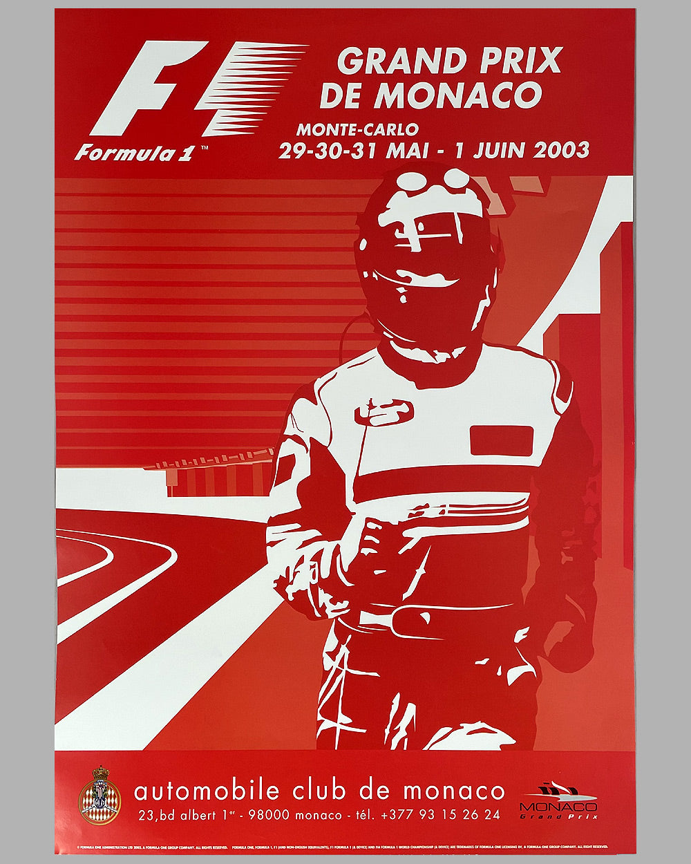 2003 Monaco Grand Prix official poster