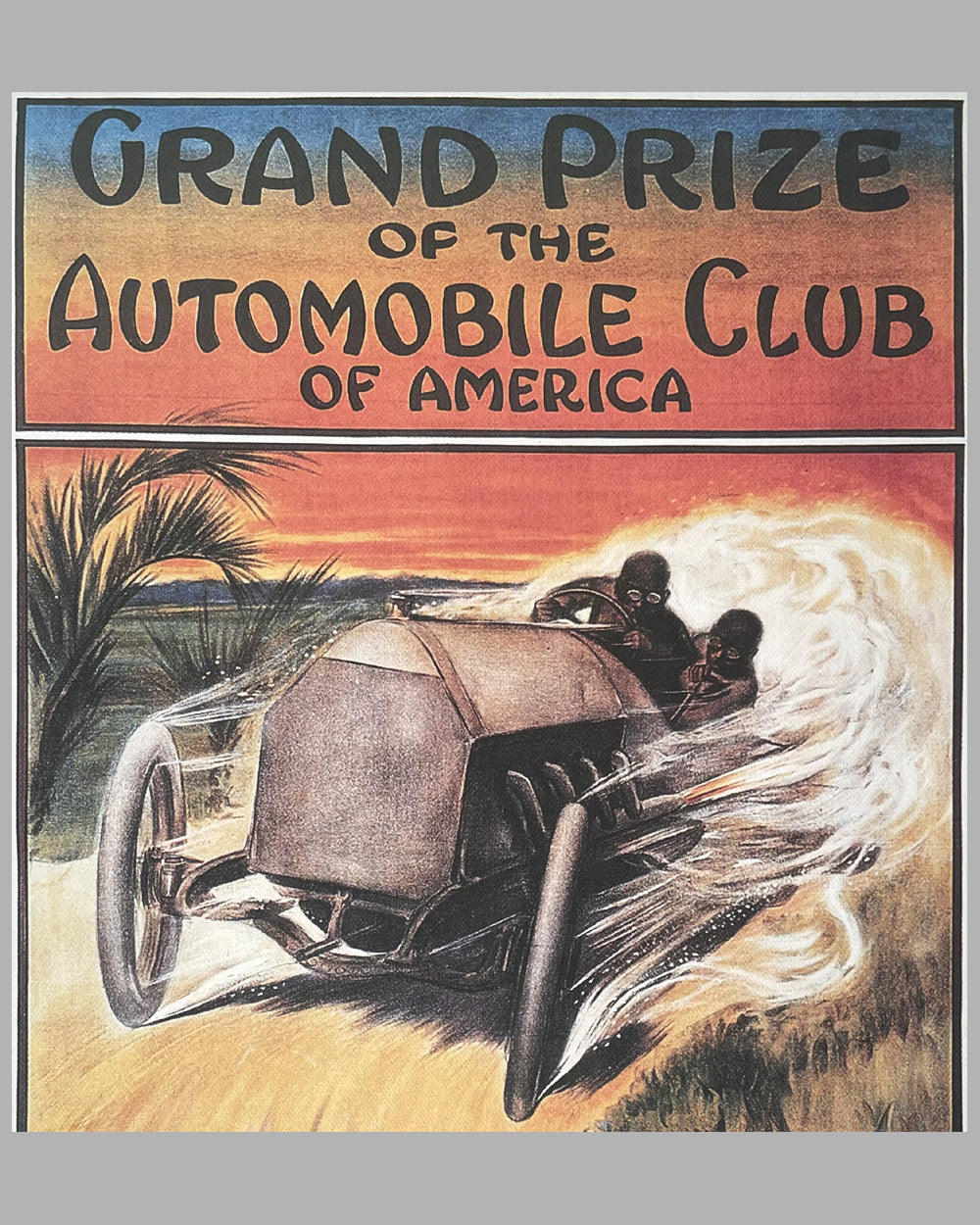 Grand Prize of the Automobile Club of America poster by Malcolm Strauss 2
