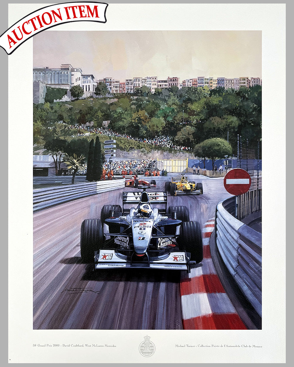 Grand Prix of Monaco 2000 print by Michael Turner