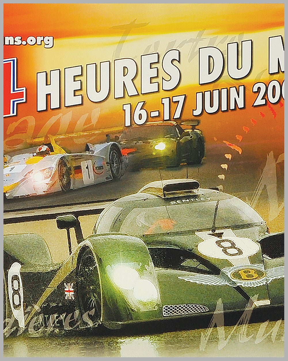 24 Heures du Mans 2001 original poster 2