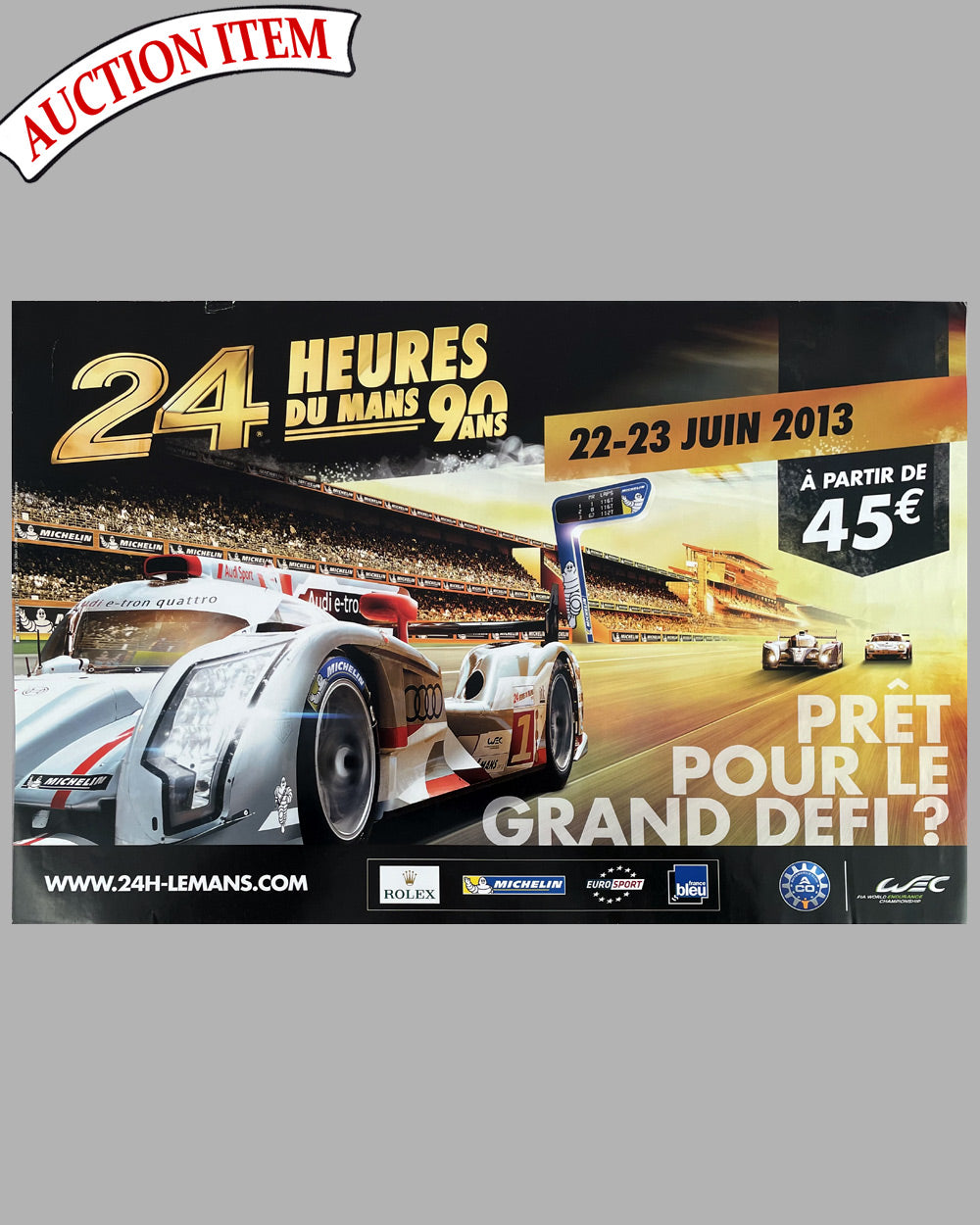 2013 24 Hours of Le Mans original poster
