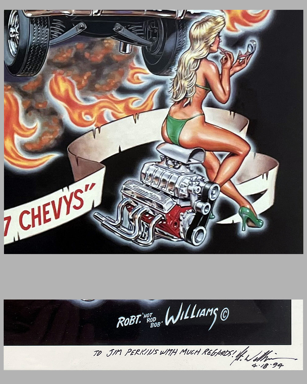 Three Years of Automobile Infamy by Robert Williams signed print 3