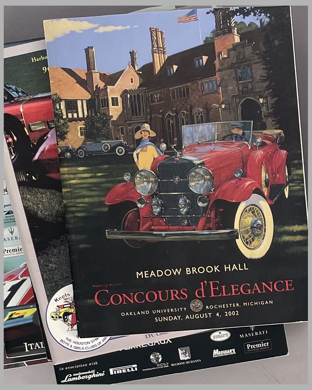 Collection of 35 Concours d' Elegance programs 3