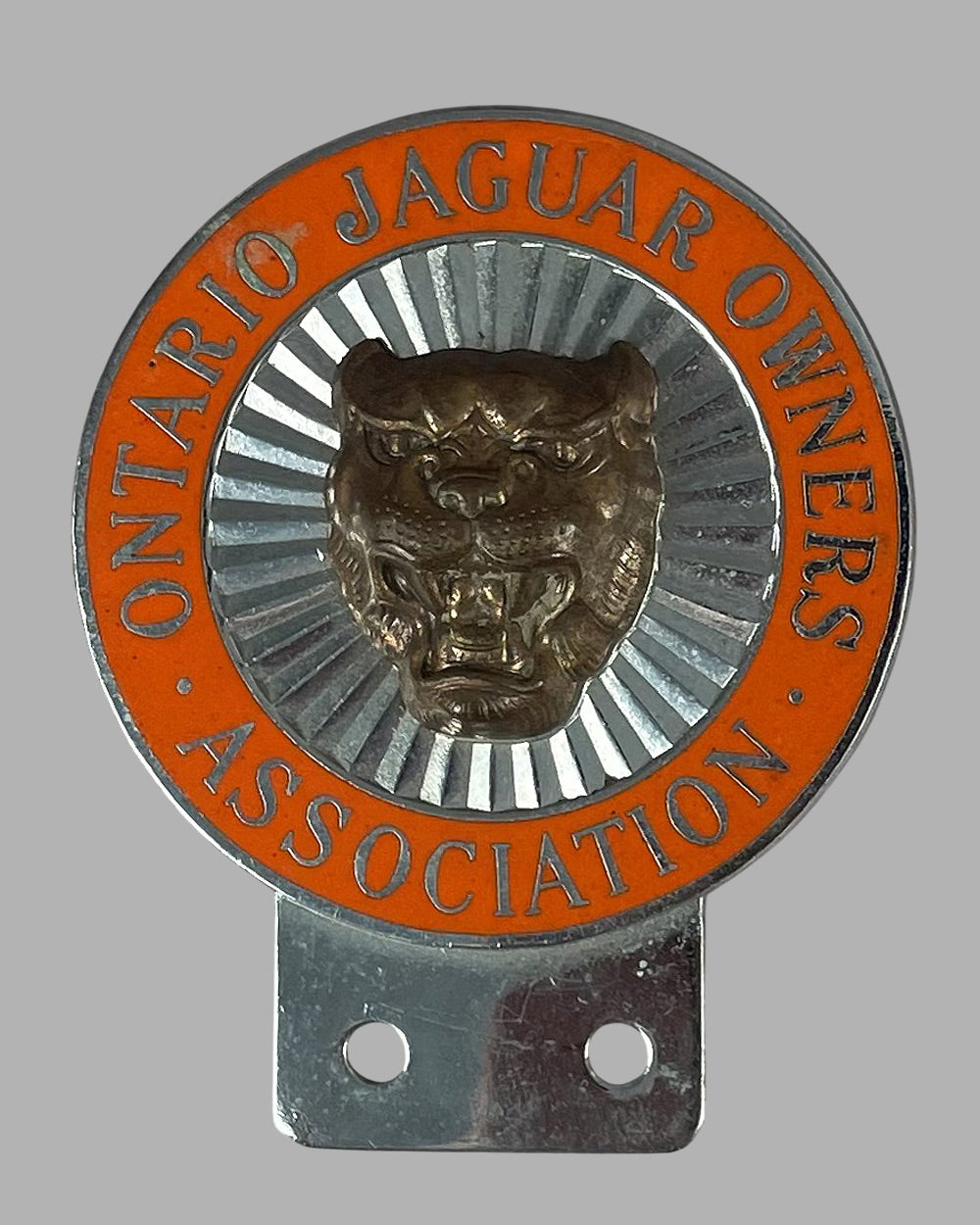 Collection of 4 Jaguar grill or bar badges 3