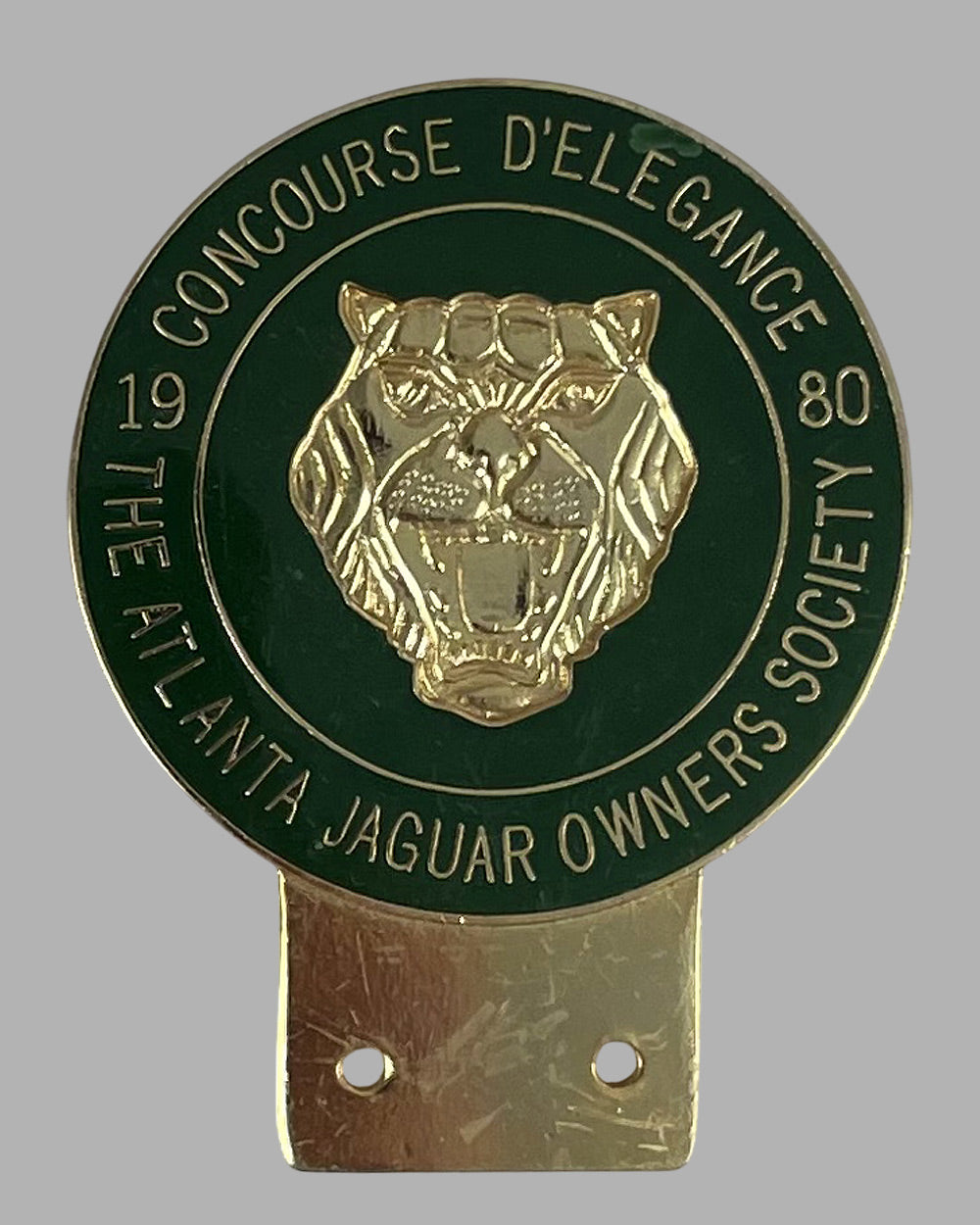 Collection of 4 Jaguar grill or bar badges 4