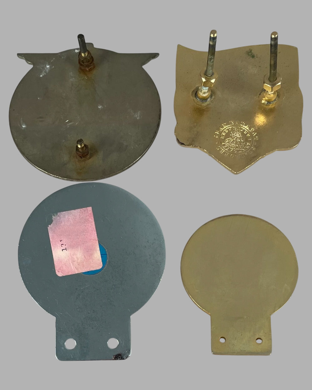 Collection of 4 Jaguar grill or bar badges 6