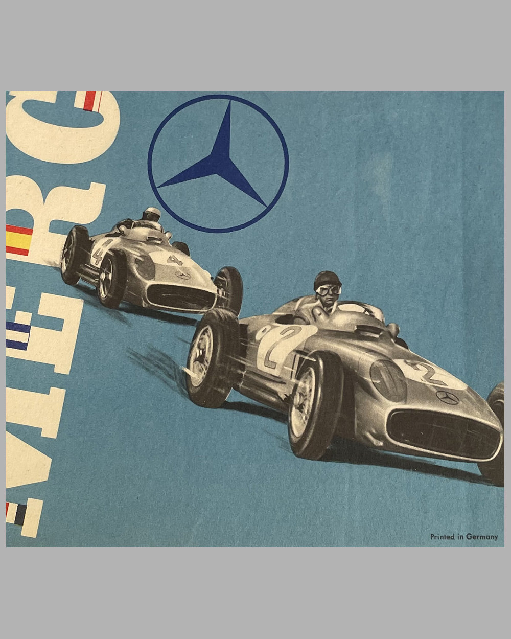 Grober Preis von Buenos Aires 1955, Mercedes original victory poster 3