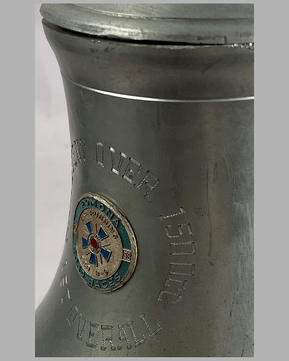 Pomona Road Races, February 9th, 1958 1st place trophy 6