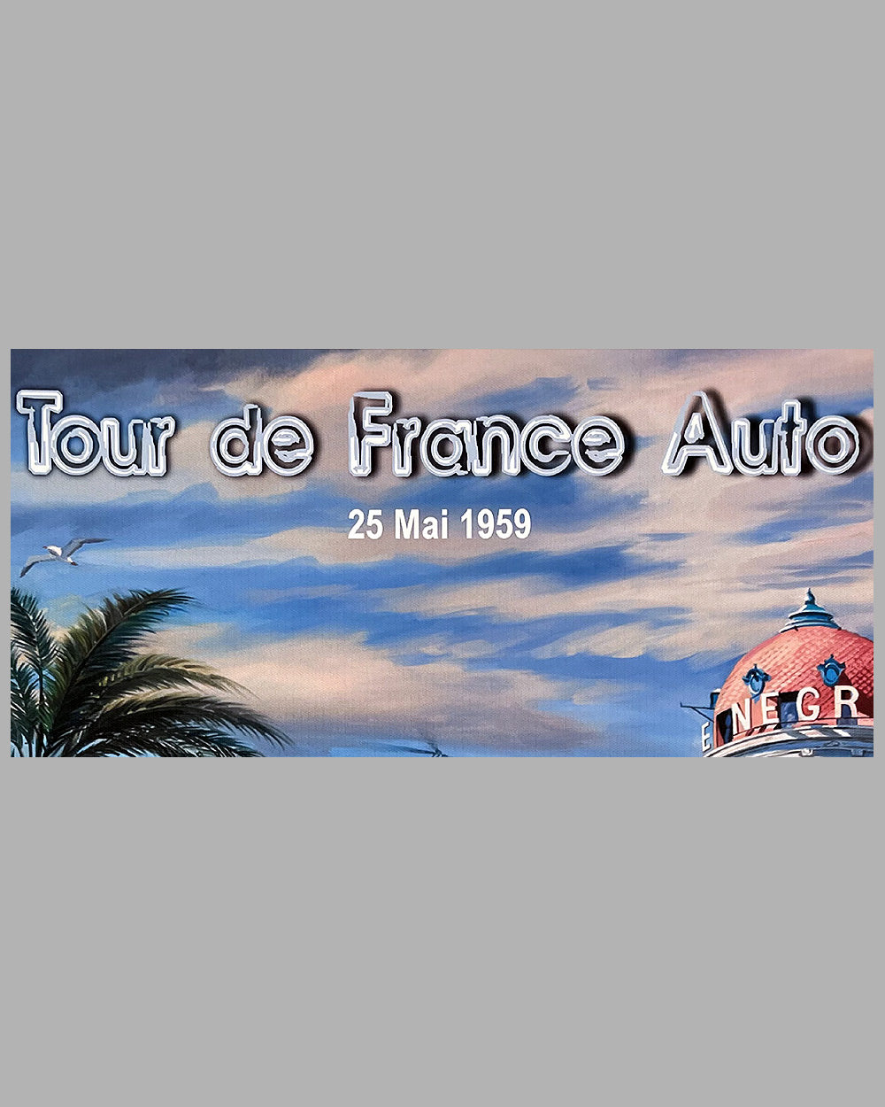 1959 Tour de France print on canvas 2