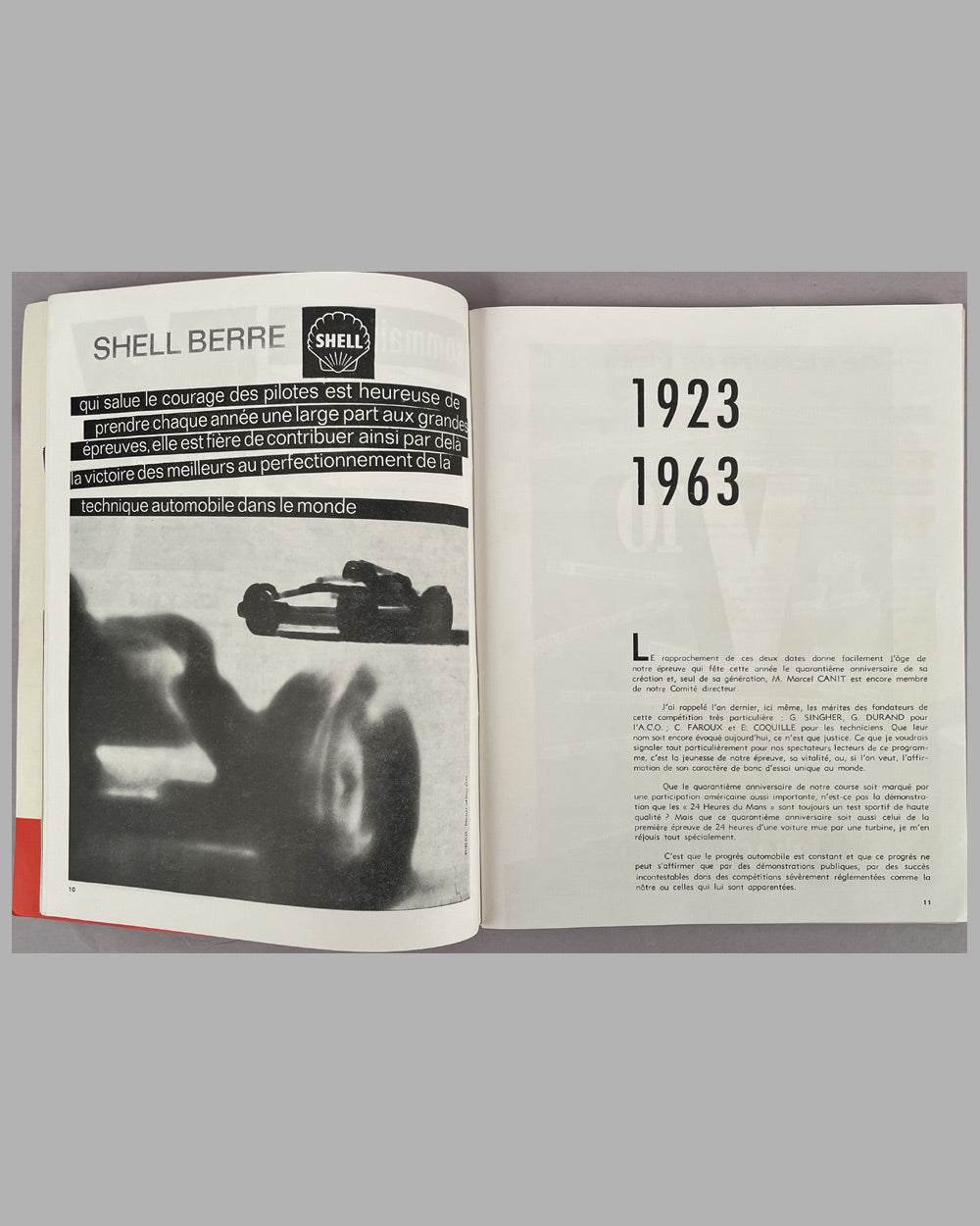 1963 24 Hours of Le Mans original program and poster 4