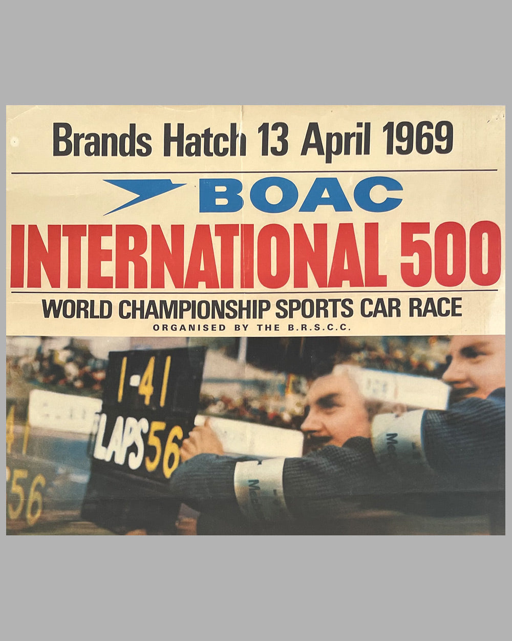 BOAC International 500, Brands Hatch 1969 poster 2