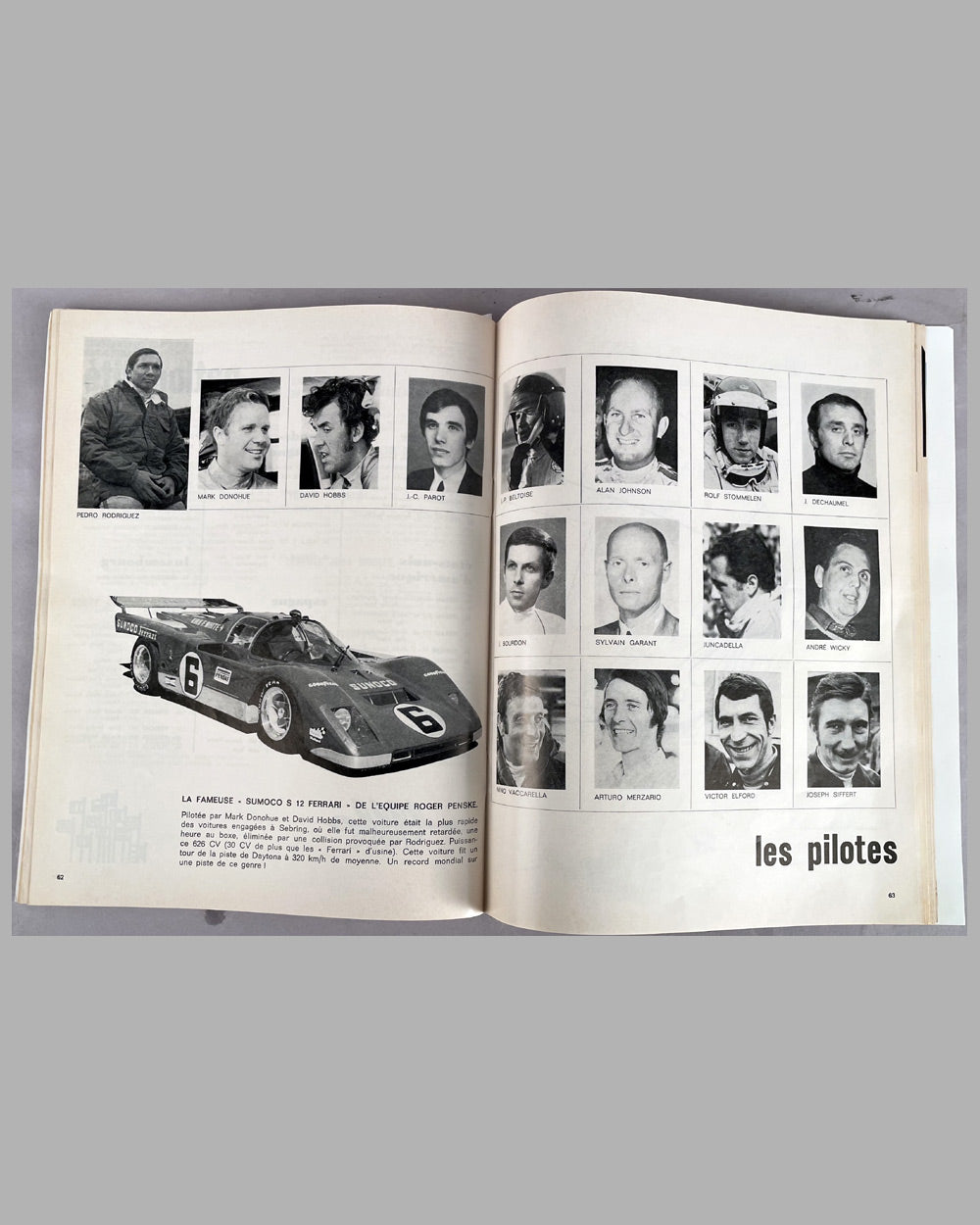 1971 24 Hours of Le Mans original program, numbered edition w/ cover photo by André Delourmel 5