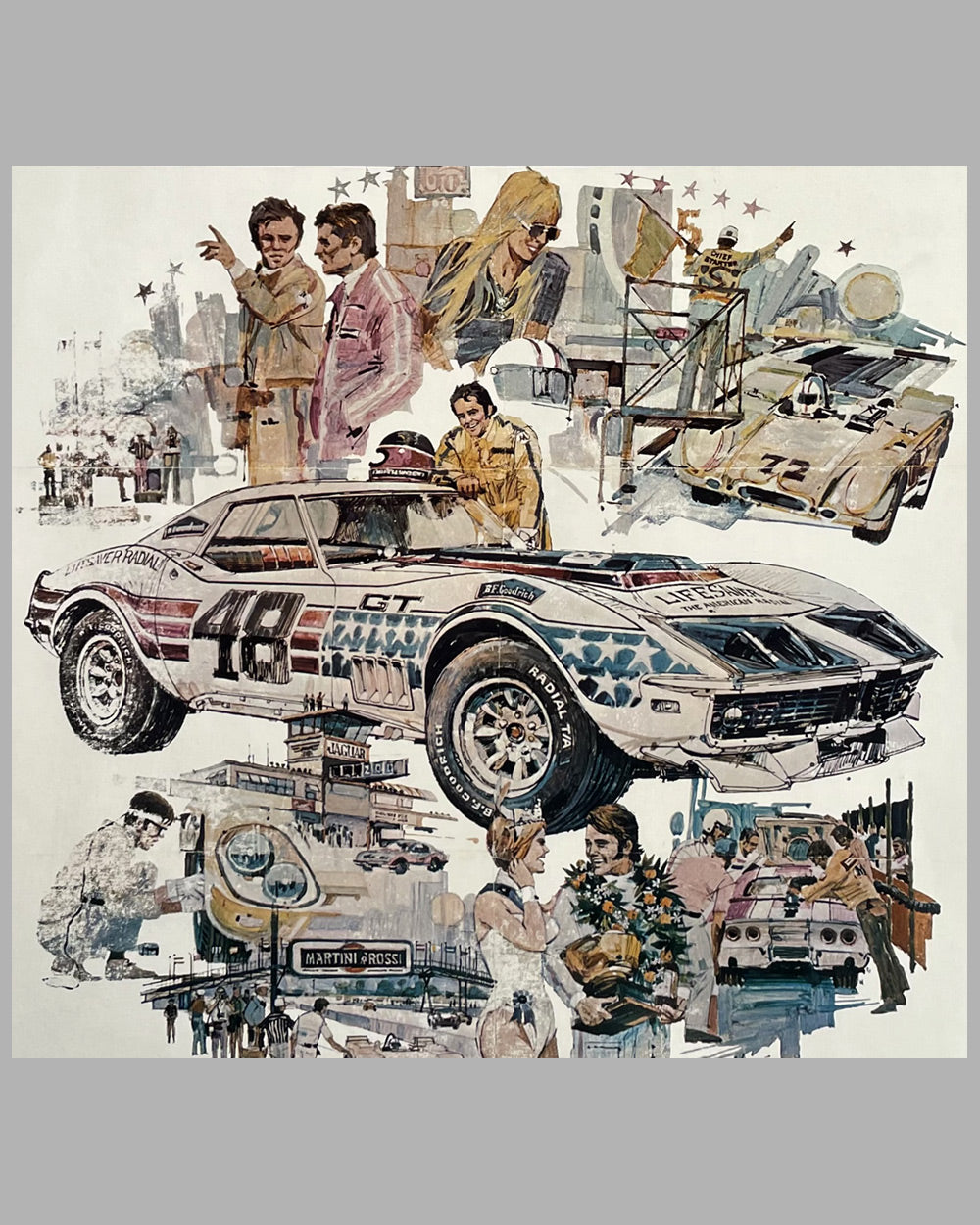 1972 - 12 Hours of Sebring original event poster 2