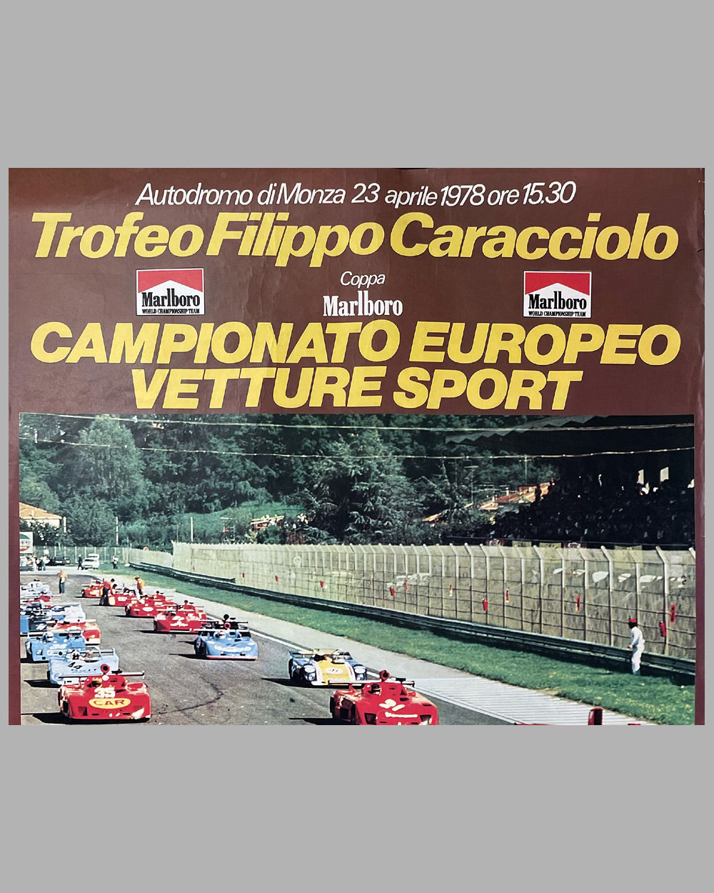 1978 Monza Campionato Europeo Vetture Sport poster 2