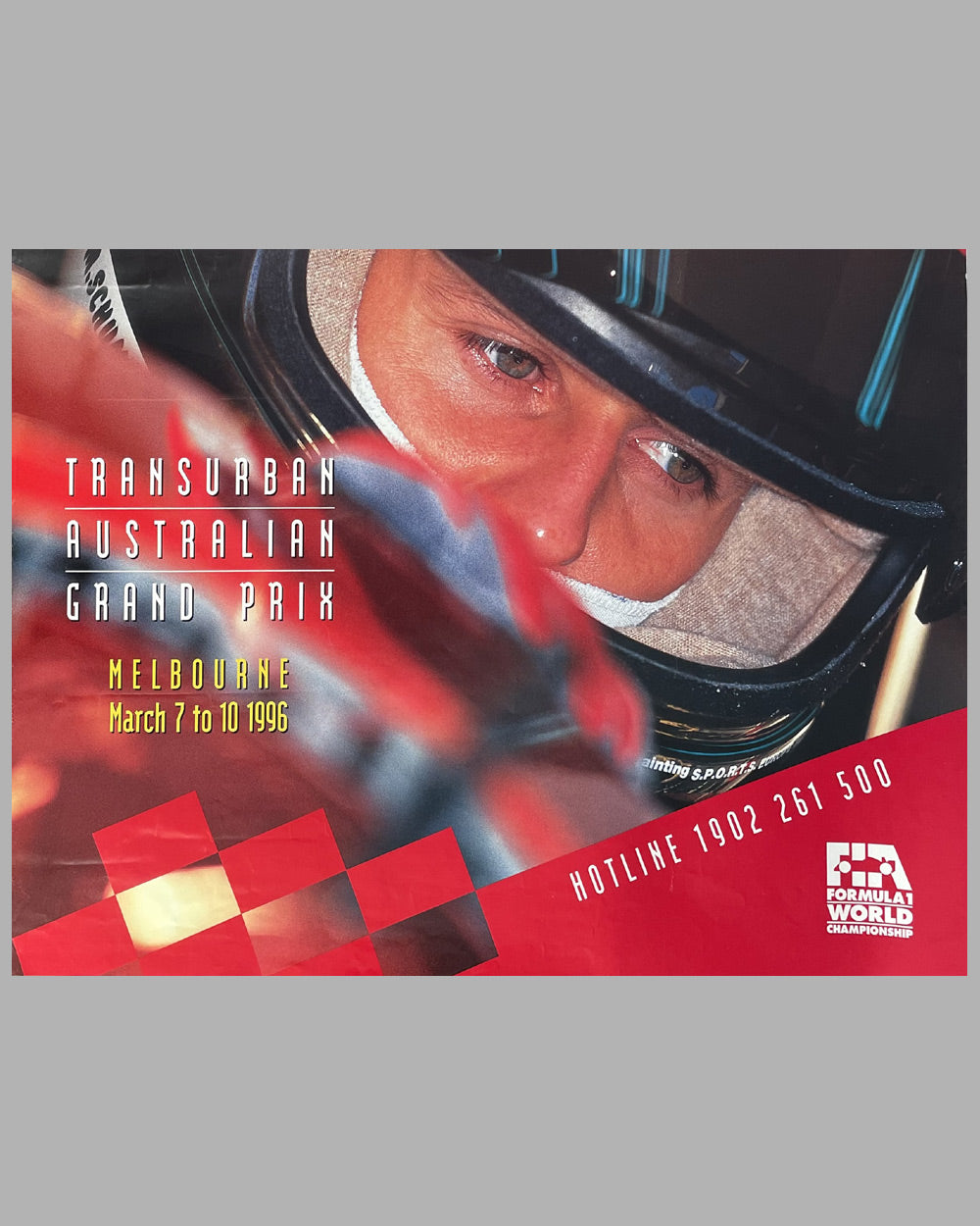 1996 Australian Grand Prix official race poster