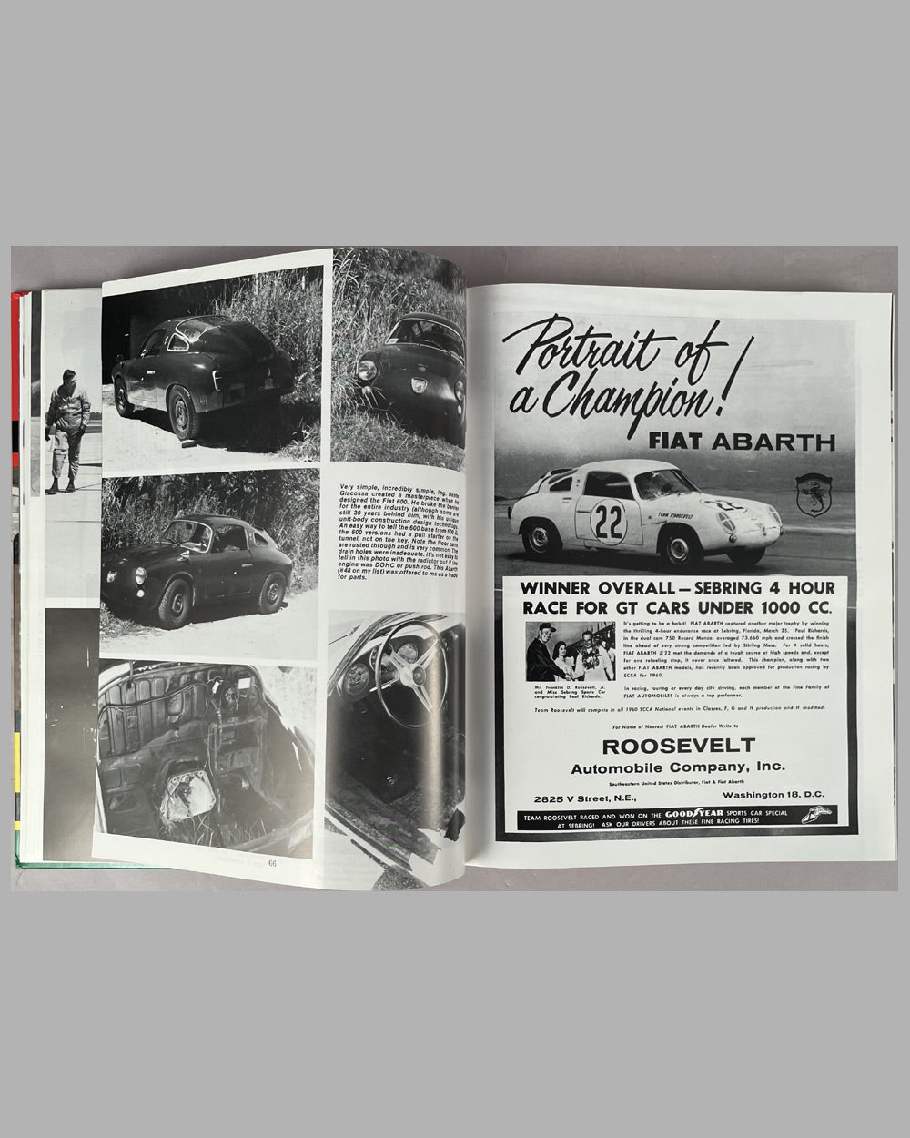 Abarth - King of Small Cars book by Alfred S. Cosentino, 2004 3