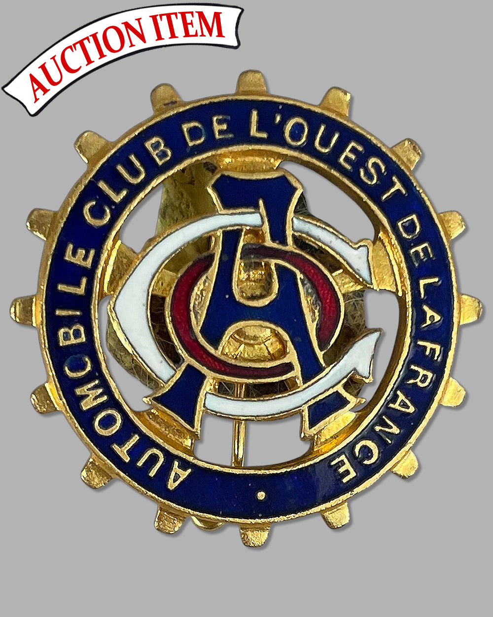 Vintage ACO (Automobile Club de L’Ouest) lapel pin