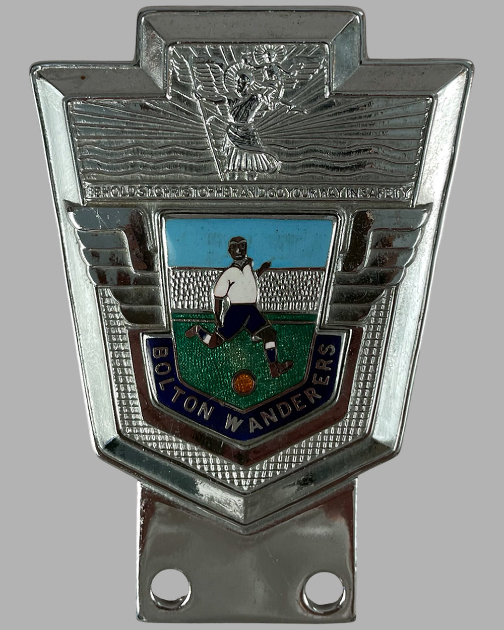 Bolton Wanderers football league bumper or bar badge