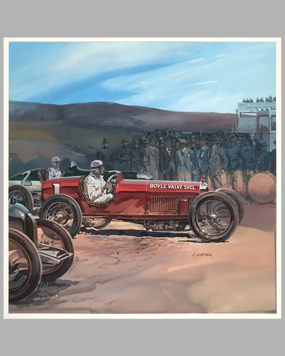 Boyle Valve Special painting by P. LaMontagne