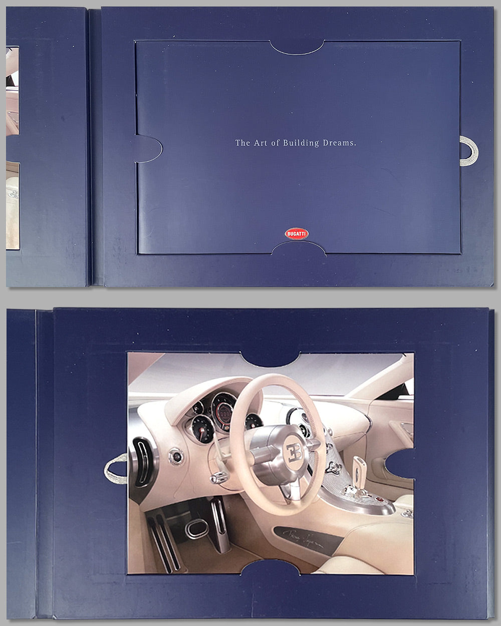 Bugatti EB Chiron study 218 and Veyron 16.4 study factory brochure, early 2000’s 3