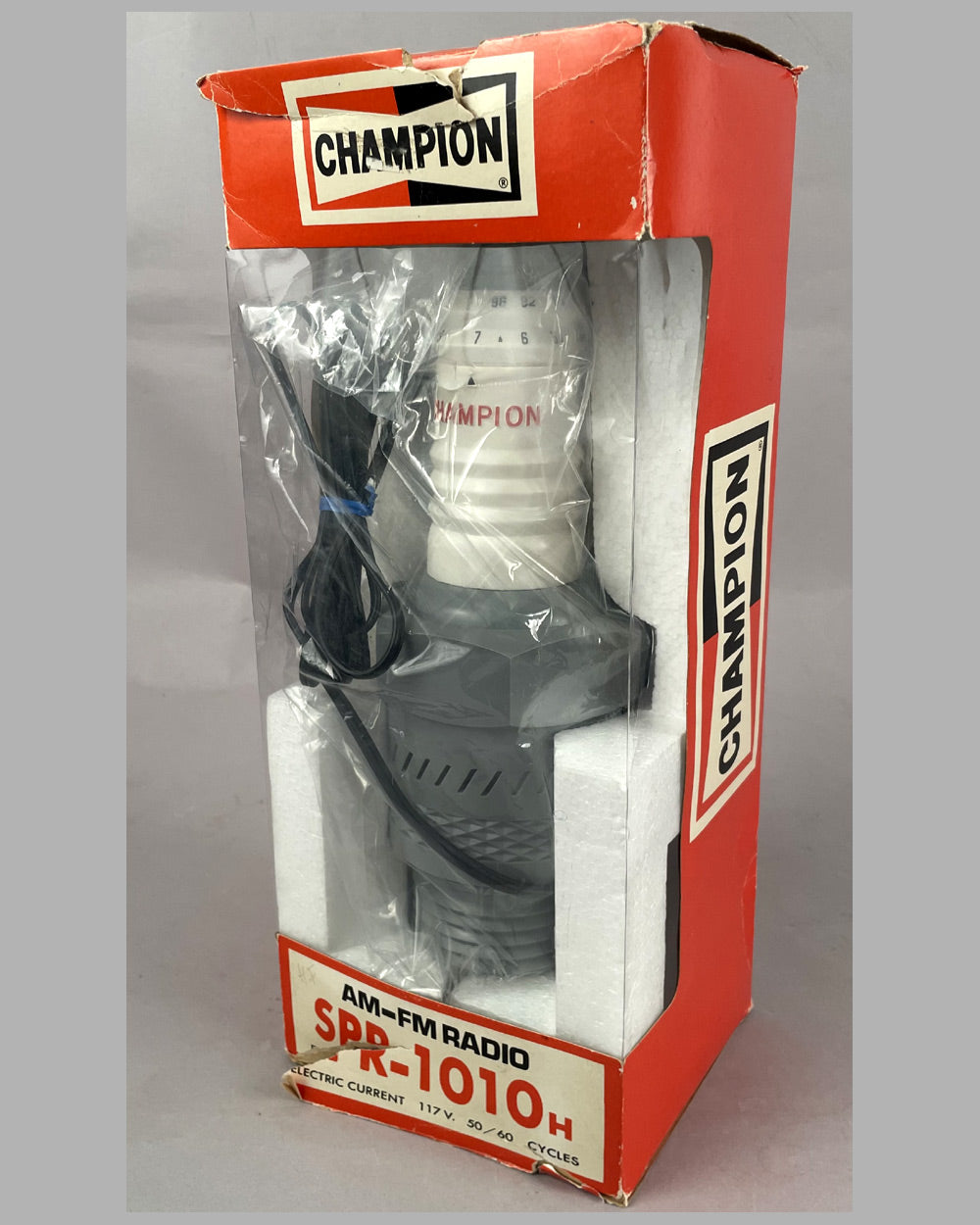 Champion spark plug promotional AM / FM radio, 1960’s