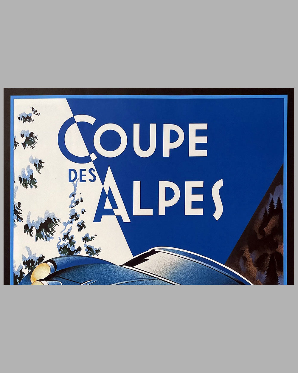 Coupes des Alpes commemorative poster by Alain Levesque, 2006 2