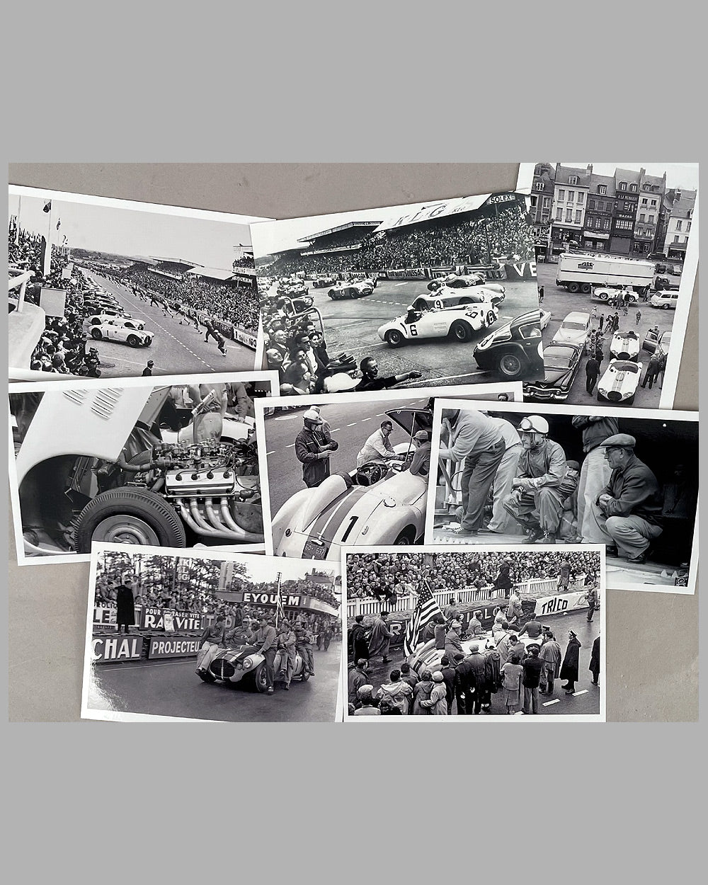 Collection of 40 photographs of Cunningham cars at Le Mans 5