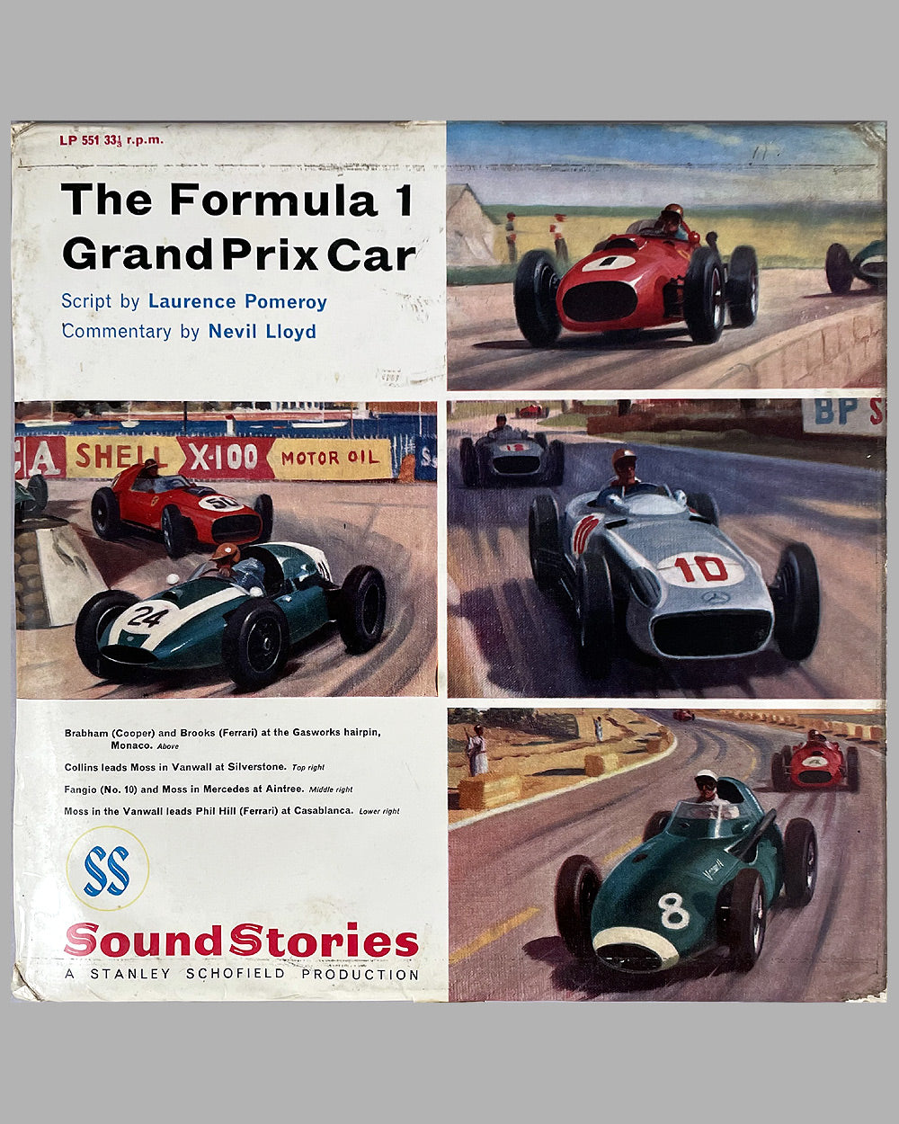 The Formula 1 Grand Prix Car Sound Stories LP, early 1960’s 2