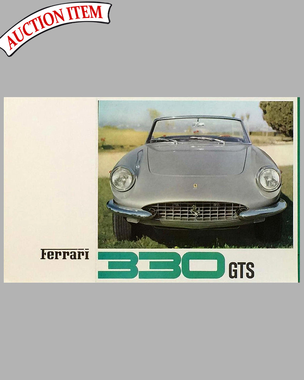 Ferrari 330 GTS original factory sales brochure