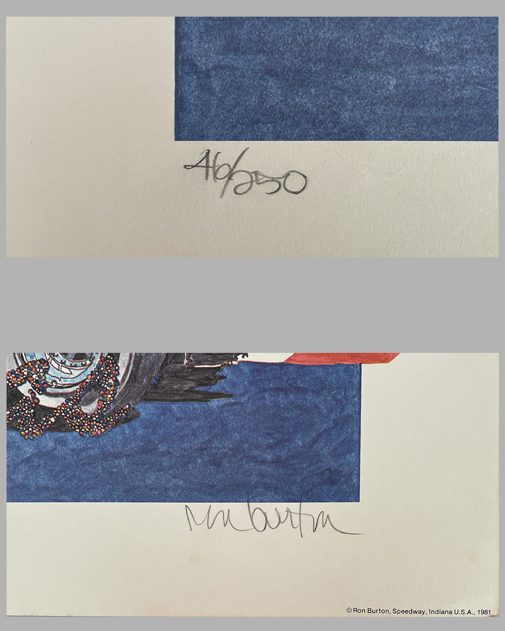 The Original Grand Prix of Caesars Palace print by Ron Burton, 1981 3