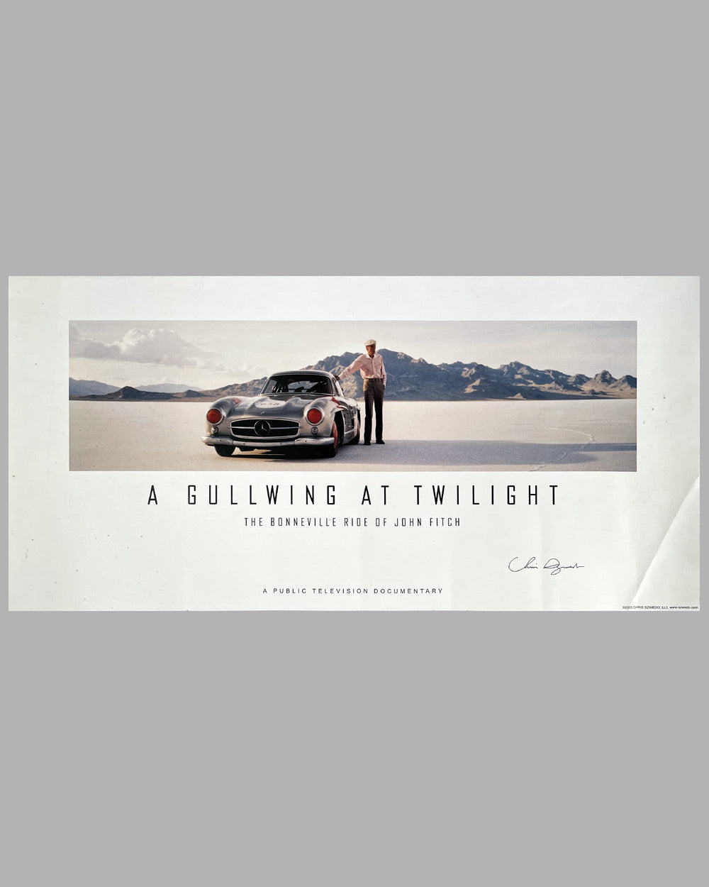 A Gullwing at Twilight - The Bonneville Ride of John Fitch poster, 2005