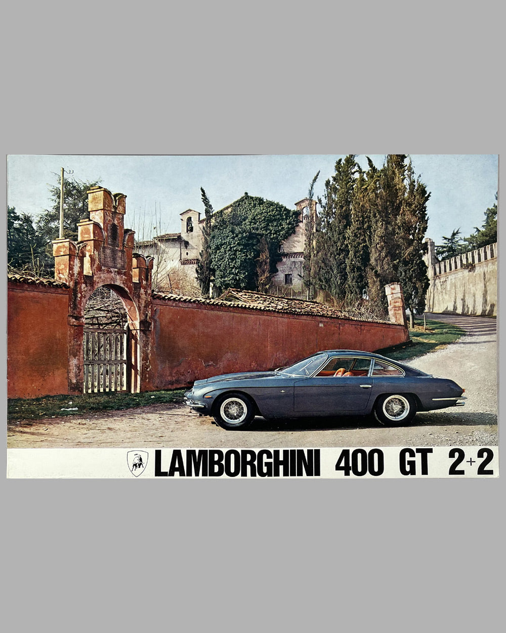 Lamborghini 400 GT 2+2 factory sales brochure, late 1960’s