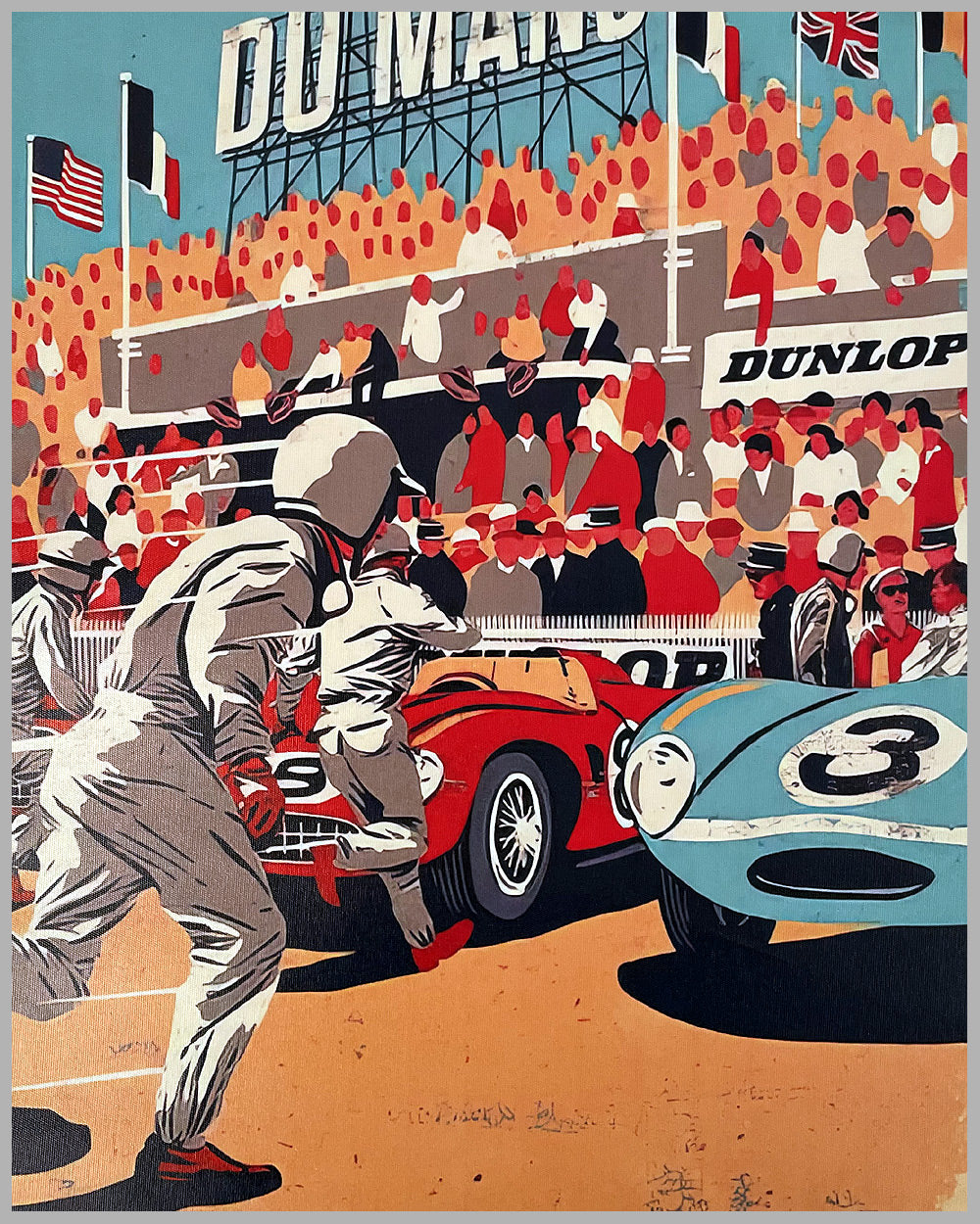 A Le Mans image style poster 2