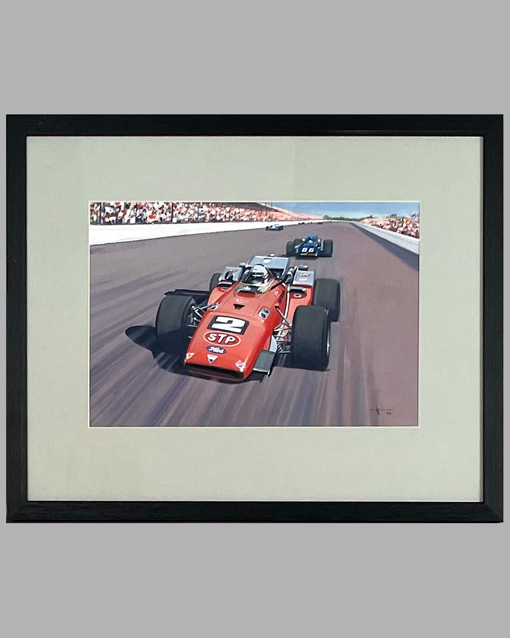 Mario painting by Martin Tomlinson, U.K.
