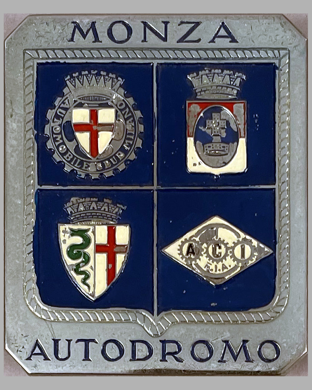 Monza Autodromo grill badge