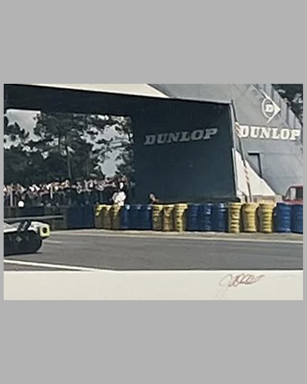 Two Mercedes at Le Mans in 1989 color photograph by Jesse Alexander 3