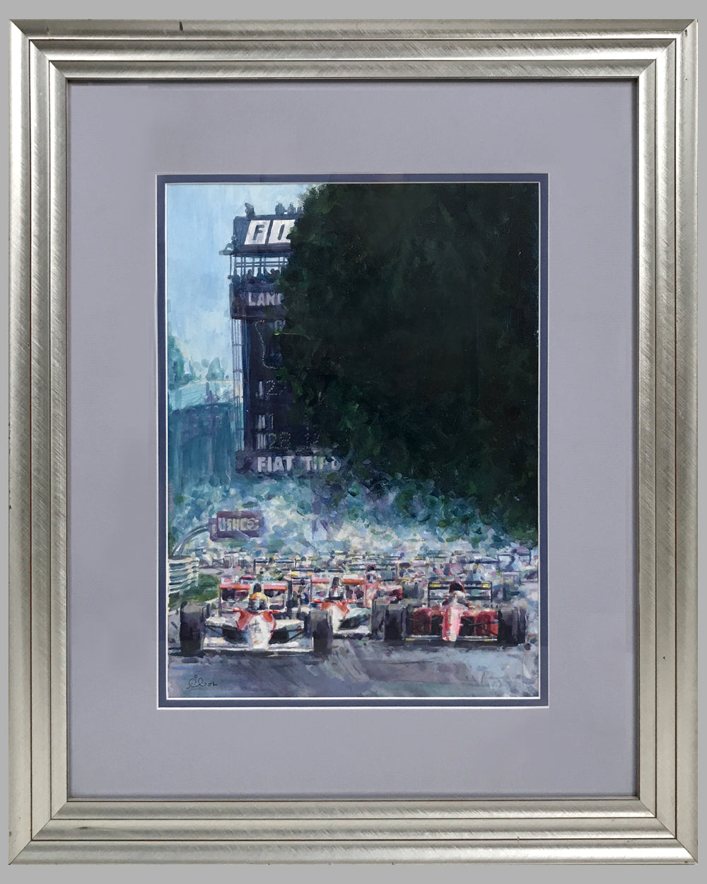 Monza ‘90 Start painting by Rob Ijbema, UK, 2002