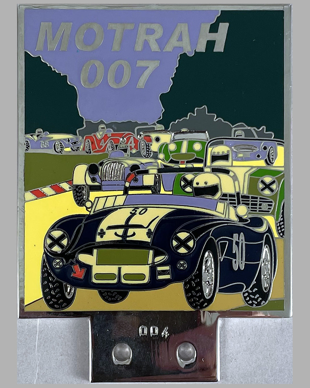 Motrah 007 bumper or bar badge