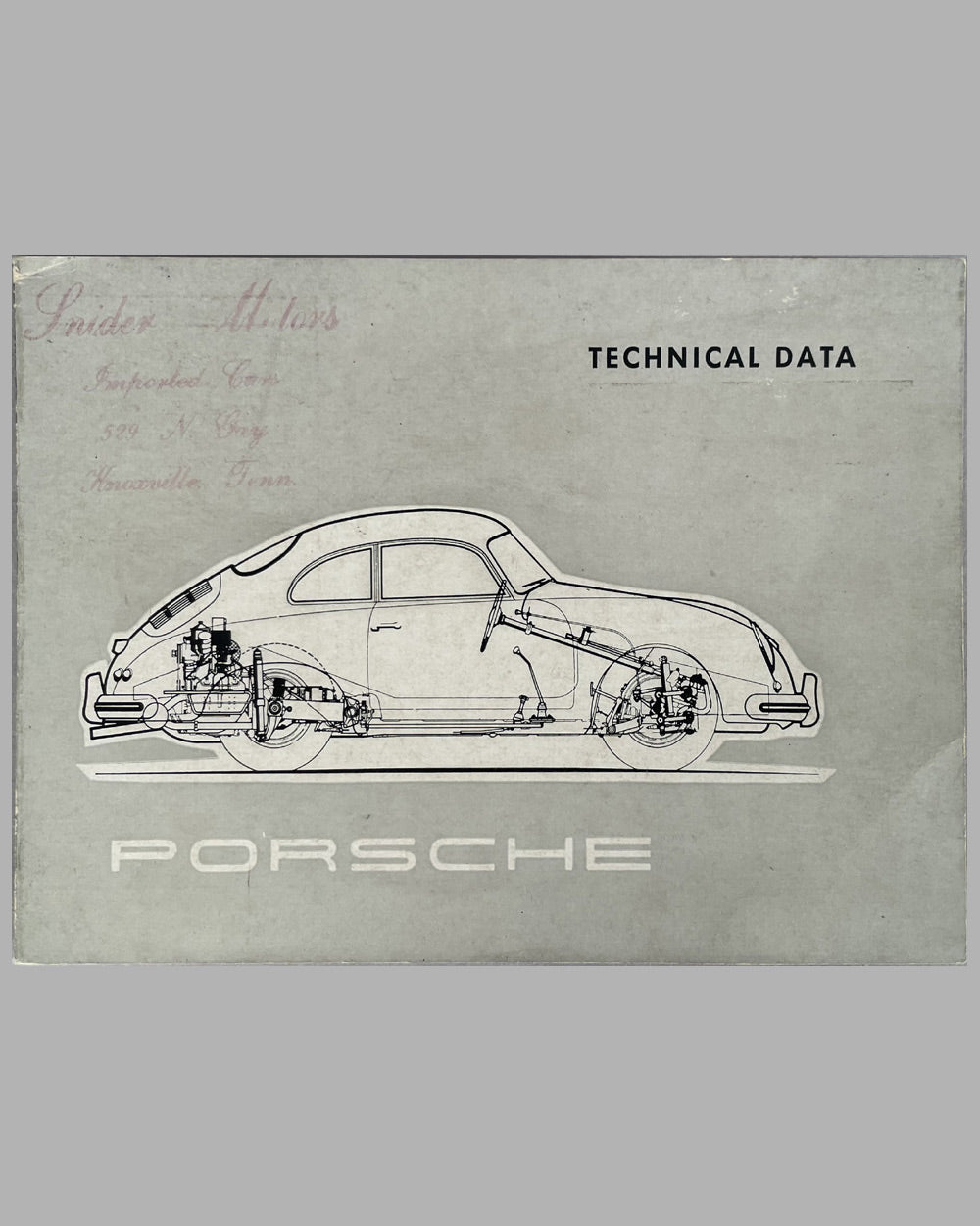 Two Porsche 356A factory sales brochures, 1955-1956 2