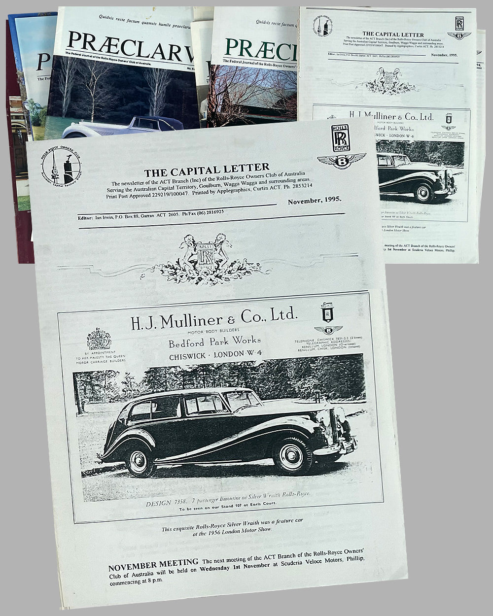 Rolls-Royce Owners Club Australia publications 2
