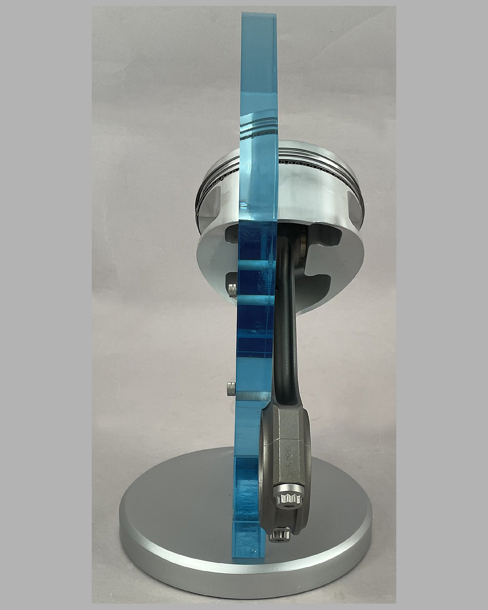 Piston and rod assembly from the Corvette C5R driven at the 24 Hours of Daytona in 2001