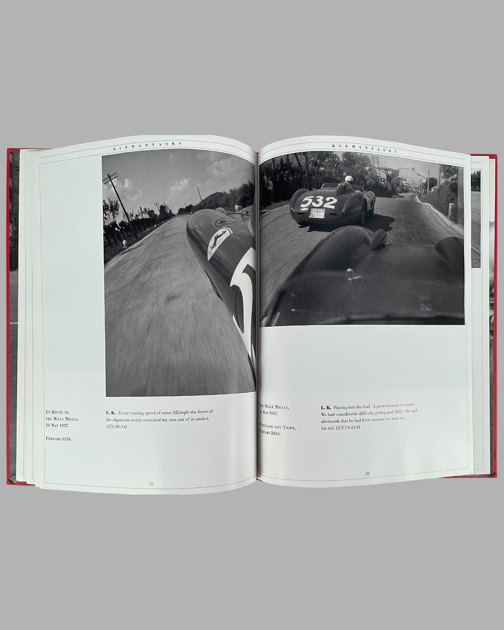 Salute to Ferrari book featuring the photography of Louis Klemantaski and Jesse Alexander 6