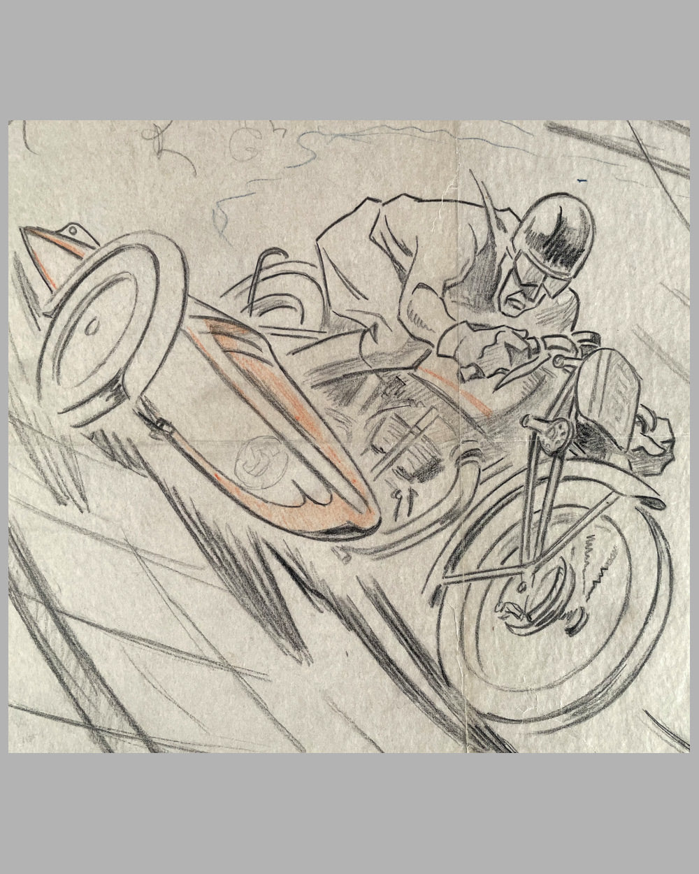 Sidecars Bernardet sketch / study by Geo Ham 3