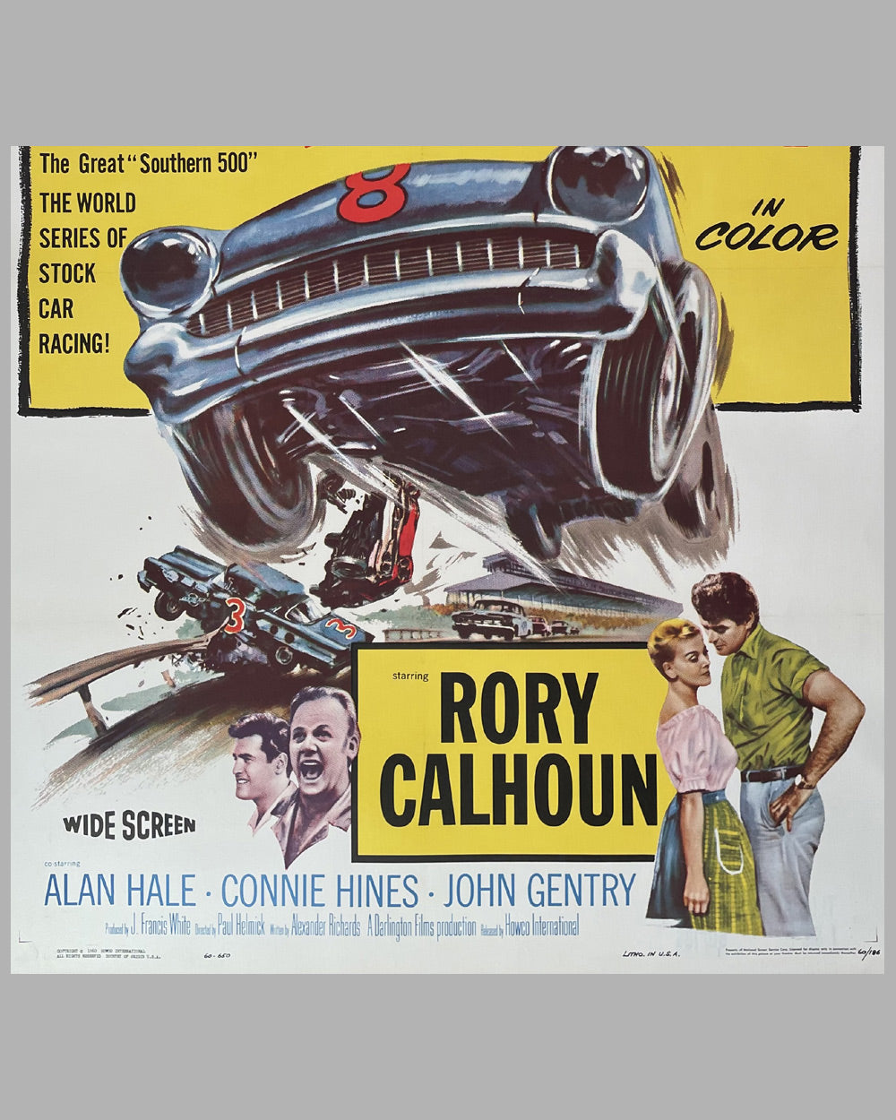 Thunder in Carolina original movie poster, 1960 3