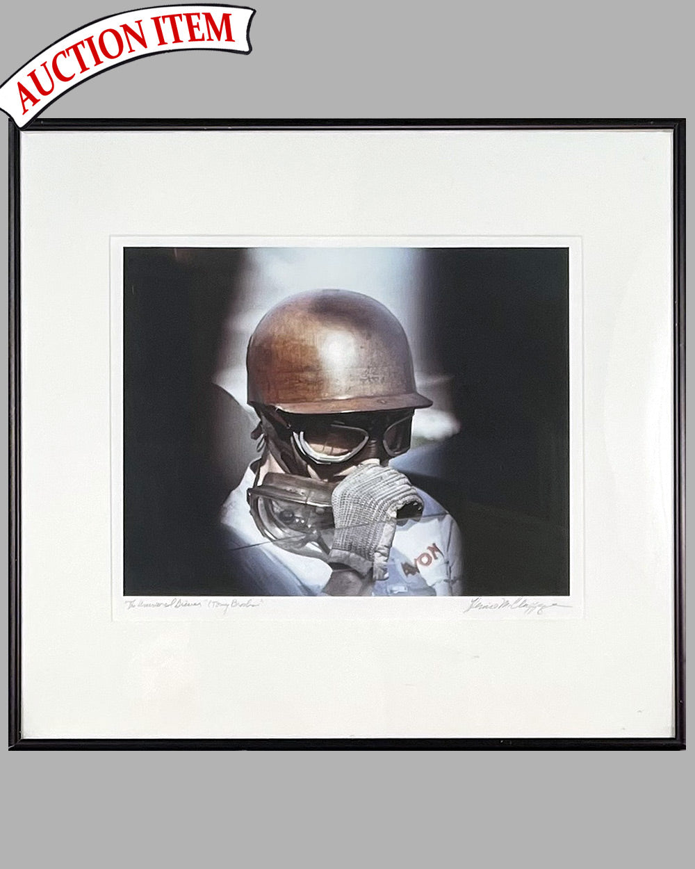 Portrait of Tony Brooks color photograph by Denise McCluggage