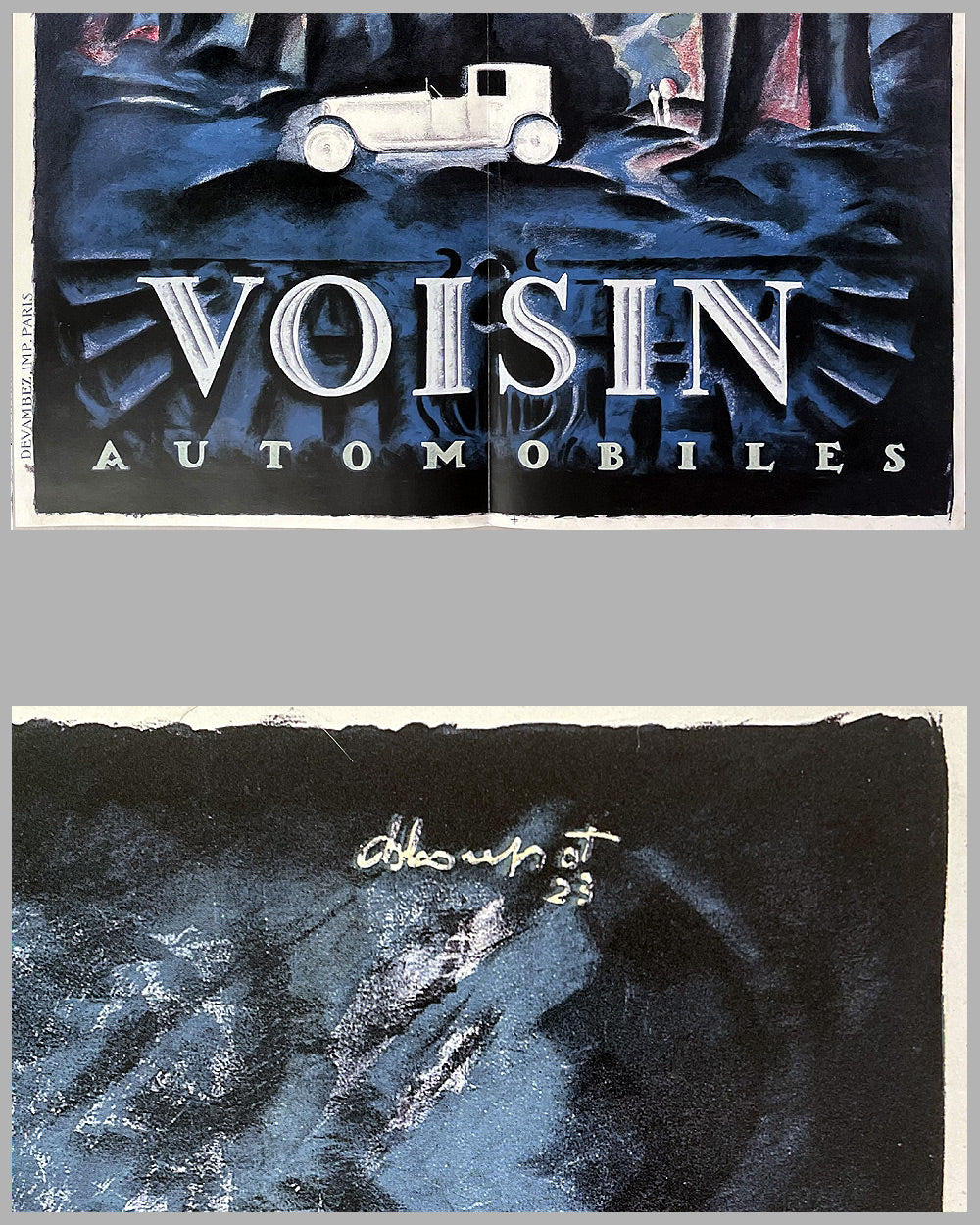 Voisin Automobiles poster by Charles Loupot, 1923 3