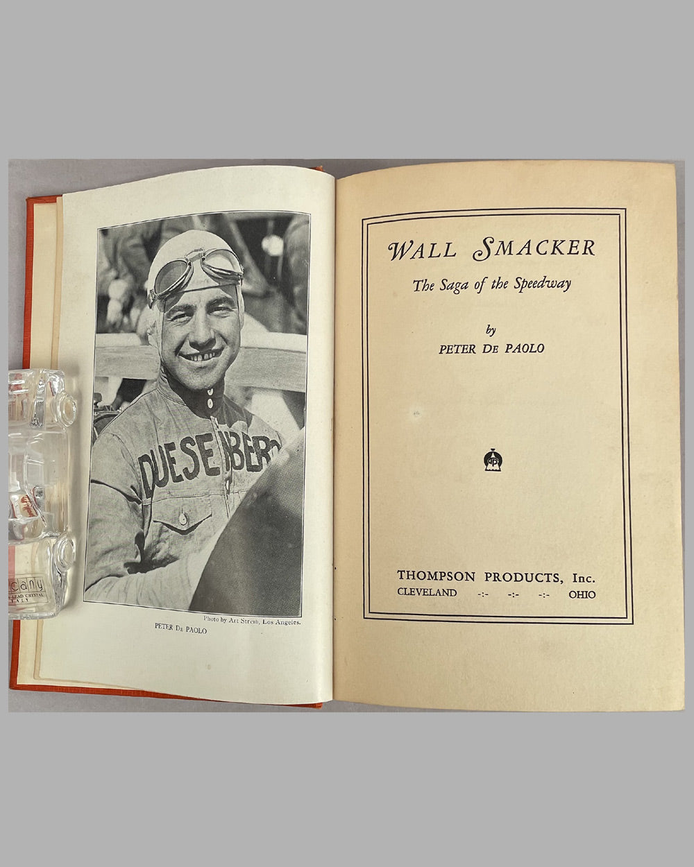 Wall Smacker book by Peter DePaolo, 1st edition, 1935, autographed by DePaolo 3