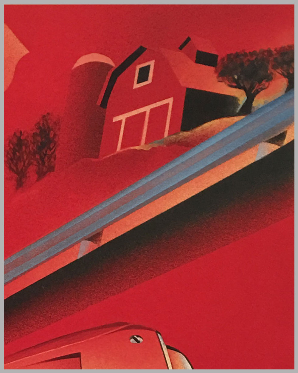 Watkins Glen “Circa 1967” commemorative poster by Alain Lévesque, 2006 2