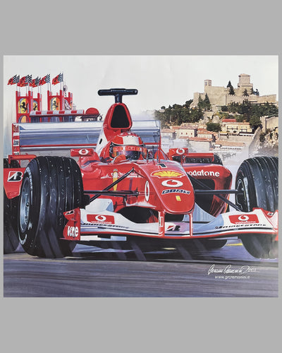 2003 Grand Prix of San Marino original poster by Giovanni Cremonini 2