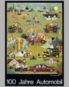 100 Jahre Automobil commemorative poster by Anita Büscher